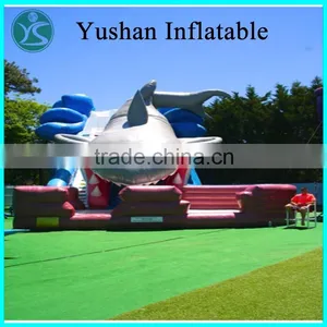 2016 Most Popular Durable Inflatable Double Lane Slip Slide thumbnail-5