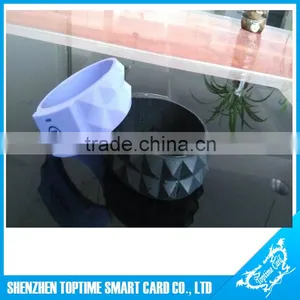 New Style 13.56mhz RFID NFC Silicone Wristband Waterproof Quality Choice thumbnail-1