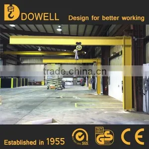 High-Duty Customized 0.25~10 Ton Free Standing 360 Degree Rotating Jib Crane thumbnail-3