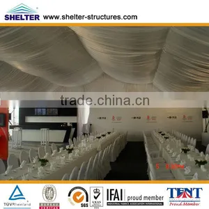 White Blockout Pvc Inner Decorative Lining Marquee Party Wedding Tents for Party Event thumbnail-1