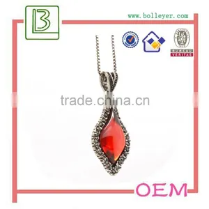 H0t Sale Fashionable Imitation Artificial Ruby Necklace thumbnail-4