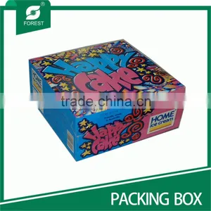 PERSONALIZED DESIGN CAKE PACKING PAPER BOX WITH FANCY COLOR thumbnail-2