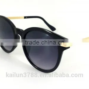 Square With Metal Half Frame Mirror Lens Glasses thumbnail-1