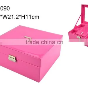 2016 HK Packing and Printing Exhibition Hot Jewelry Box With Mirror thumbnail-1