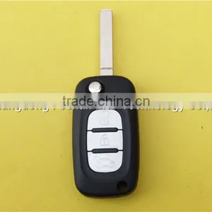 Refit Key Case for Renault Clio Megane Laguna 3 Button Remote Flip Key thumbnail-2