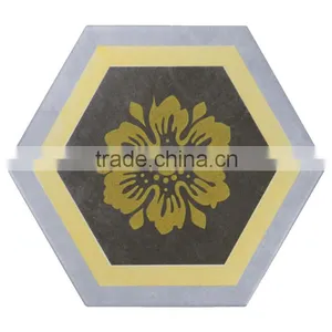 EMBOSS Hexagon Mosaic Tile Kitchen Floor Tile 100*200*175mm Porcelain Glazed Tile thumbnail-1
