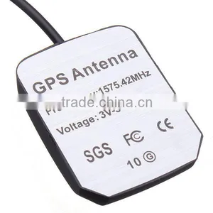 Car GPS Navigation Antenna Aerial With SMA Male Connector 3M Cable H1E1 SMA Male Straight Mcx GPS Antenna 1575.42MHz thumbnail-3