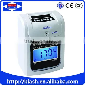 Electronic Card Punch Attendance Machine Price/office Employee Card Punch Attendance Machine thumbnail-1