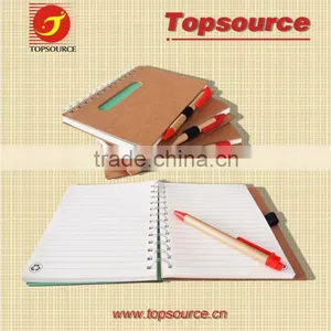 Kraft Notebook With Pen thumbnail-1