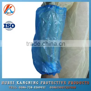 Blue Color Disposable Working Oversleeves With Elastic thumbnail-1