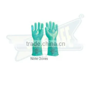 Nitrile Safety Gloves Widely Used in Oil and Petroleum Refinery (SSS-0482) thumbnail-1