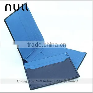 Big Capacity Factory Blue Color Leather Magic Wallet for Men thumbnail-4