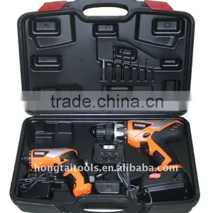 2pcs Lithium Cordless Tools Set With 18Volt Lithium Drill and 3.6Volt Lithium Screwdriver thumbnail-1