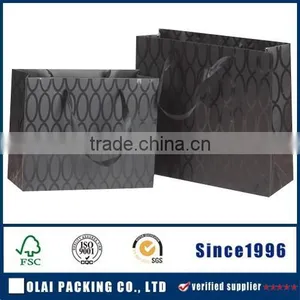 Charming Black Paperboard Handy Bag thumbnail-1