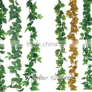 Artificial Hanging Rattan Wall Plant for Indoor Decoration thumbnail-1