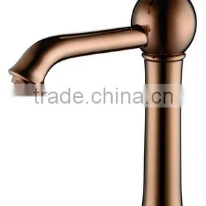 Deck Mounted Antique Copper Basin Mixer Faucet Made in China thumbnail-4