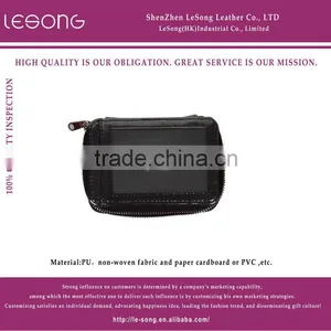 Wholesale Custom Logo Design Leather Coin Case/coin Bag/coin Purse thumbnail-1