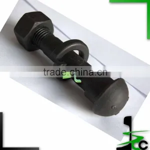 Railway Fish Bolt With Nut&washer/square Head Fish Bolt thumbnail-2