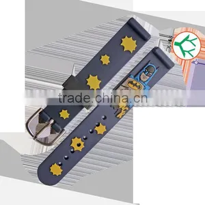 2016 Hot Sale Custom Made Silicone Rubber Watchband Loop thumbnail-2