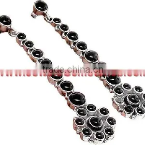 Wholesale 925 Sterling Silver Marcasite Ruby Jewelry K1446, Gold Earrings thumbnail-5