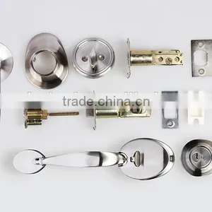 2016 Best Seller Euro Standard Zinc Alloy Satin Nickel and Bright Nickel Finish Middle Plate Reversible Mortise Lock Door thumbnail-3