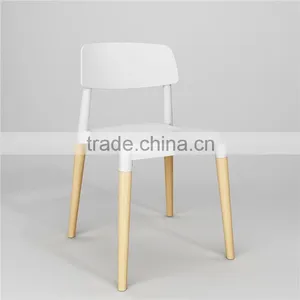 Black White Color New Plastic Low Back Patio Garden Chair thumbnail-1