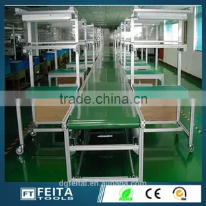 New Condition Aluminum Material Production Assembly Line Working Tables With Antistatic Conveyor Belt thumbnail-1