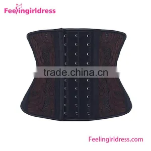 Women's 9 Steel Boning Short Torso Big Women Rubber Latex Waist Slimming Corset thumbnail-4