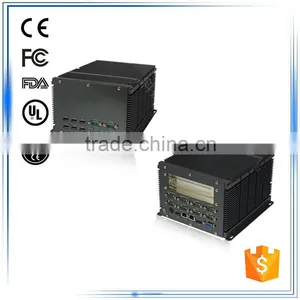Intel Processor Core2 P8600 Core Duo 2.4G 1*VGA 2*LAN 7*USB 10*COM 2*PCI Fanless Embedded Box pc thumbnail-1