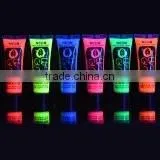 UV Glow Blacklight Face and Body Paint - Set of 6 Tubes - Neon Fluorescent thumbnail-2