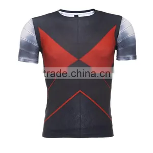 2016 New Latest Shirt Designs for Men t Shirt Steel Beast Compression Sports Printing T-shirt Custom t Shirt Print thumbnail-3