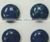 16mm Round Azurite Gemstone Cabochon thumbnail-1