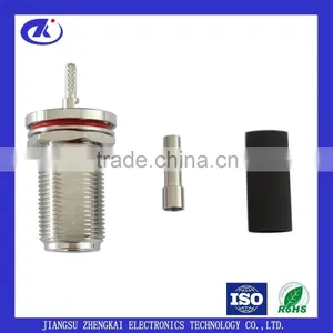 N Female Bulkhead Connector for RG316 Cable thumbnail-2