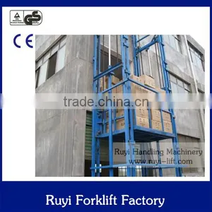 German Quality Outside/inside Electric Hydraulic Freight Elevator thumbnail-1