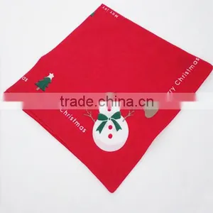Printing Patten Christmas Handkerchief Wholesale thumbnail-1