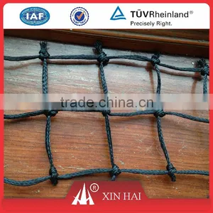 Black PE Braided Nets With Square Mesh for Sports Net, Like Baseball / Tennis / Football Nets thumbnail-1