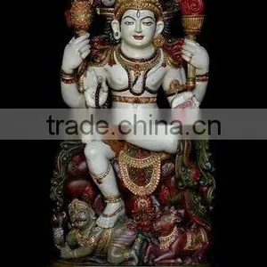 Wooden Painted Dakshinamurthy thumbnail-1