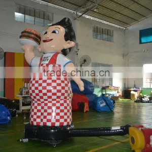 SUNJOY 2016 Hot-selling Inflatable Cartoon Characters Advertisement Cartoon for Restaurant thumbnail-2