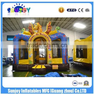Whosale Inflatable Toys For Kids Inflatable Dinosaur Bouncy Castle Combo thumbnail-1