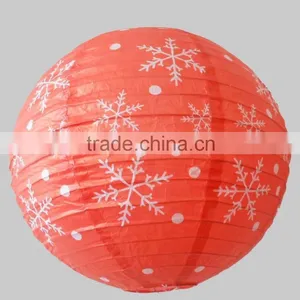 Christmas Decoration Snowing Paper Lamp Lantern thumbnail-3