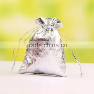 Shiny Metallic Pouch With Logo for Jewelry Wholesales thumbnail-3