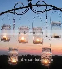 Wholesale Eco Friendly White Glass Candle Holder for Decoration thumbnail-3