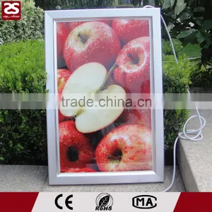Wholesale Advertisement Snap Poster Aluminum Frame Led Silm Light Box Signboard thumbnail-6