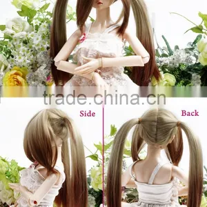 2016 Wholesale Cheap Best Long Cute Synthetic Doll Wigs for BJD thumbnail-2