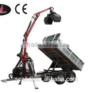 Professional Trailer Manufacturer 350 ATV Timber Trailer CE Certificate thumbnail-2