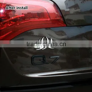 Chrome Color Body Stickers Car Emblem Logo Custom thumbnail-4