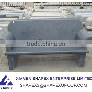 Professional Outdoor Stone Bench for Park and Garden thumbnail-1