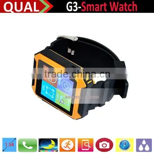 2015 New Wrist OGS G2 Waterproof Wrist Watch Mobile Phone ,IOS and Android Smart Watch Phone C thumbnail-1