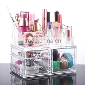 Promotional Acrylic Cosmetic Makeup and Jewelry Storage Case Display thumbnail-1