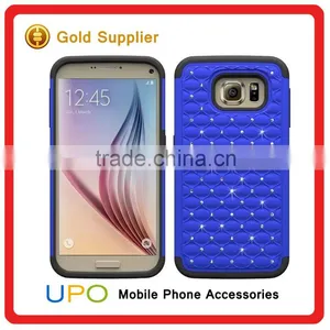 [UPO] Fancy Bling Diamond Plastic Silicon Cell Phone Case for Samsung Galaxy S7 Edge Plus thumbnail-4